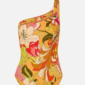 Camilla Multicolor Floral One Piece Swimsuit Size Medium